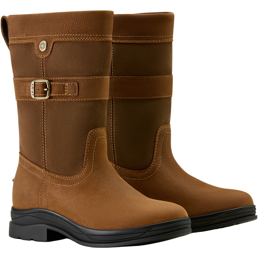 2025 Ariat Womens Bampton Waterproof Boot 10064072 - Baked Brown